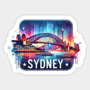 SYDNEY HARBOR NEW SOUTH WALES AUSTRALIA BRIDGE Sticker